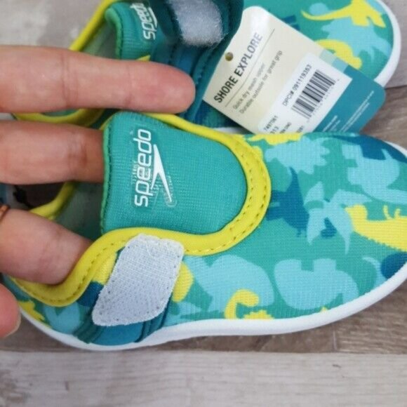 Speedo Toddler Little Kids S 5/6 Shore Explore Water Shoes Dino Print - Picture 5 of 6